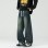 Men's Loose-fit Straight-leg Patchwork Jeans