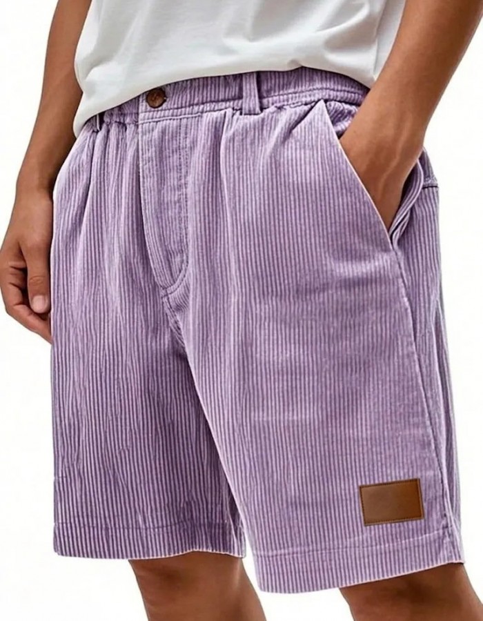 Men's Corduroy Casual Workwear Shorts