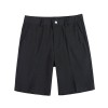 Men's Slim-Fit Striped Solid-Color Fashion Suit Shorts