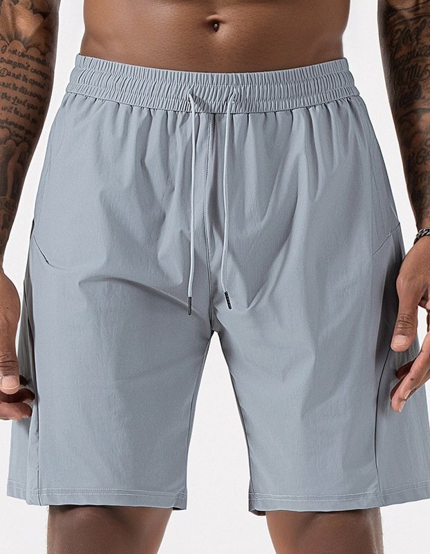 Men's Summer Loose-Fit Sports Casual Ice Silk Quick-Drying Breathable Running Fitness Training Shorts