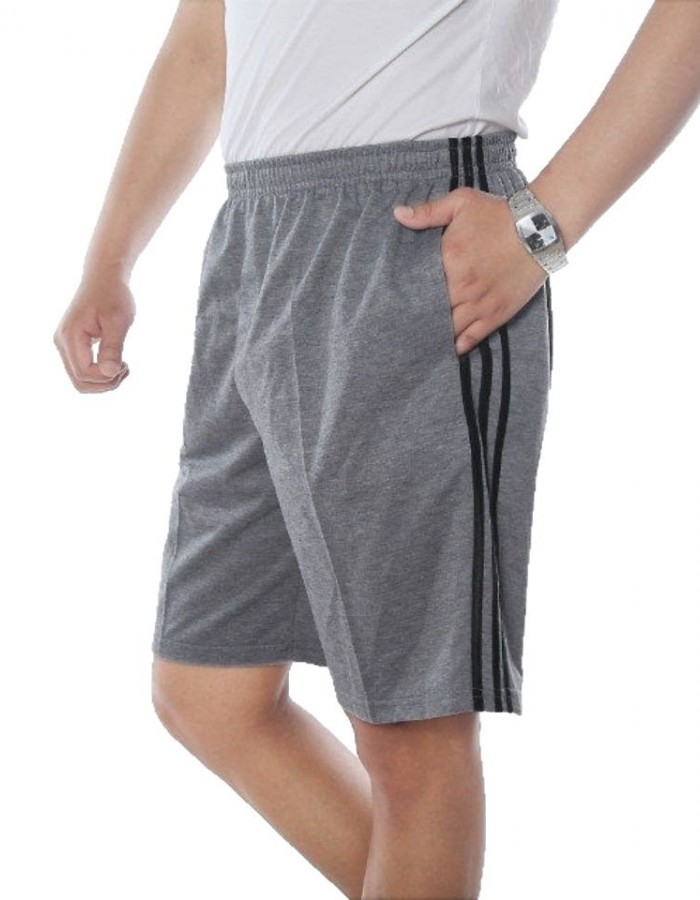Men's Sporty Casual Shorts Patchwork Cropped Trousers