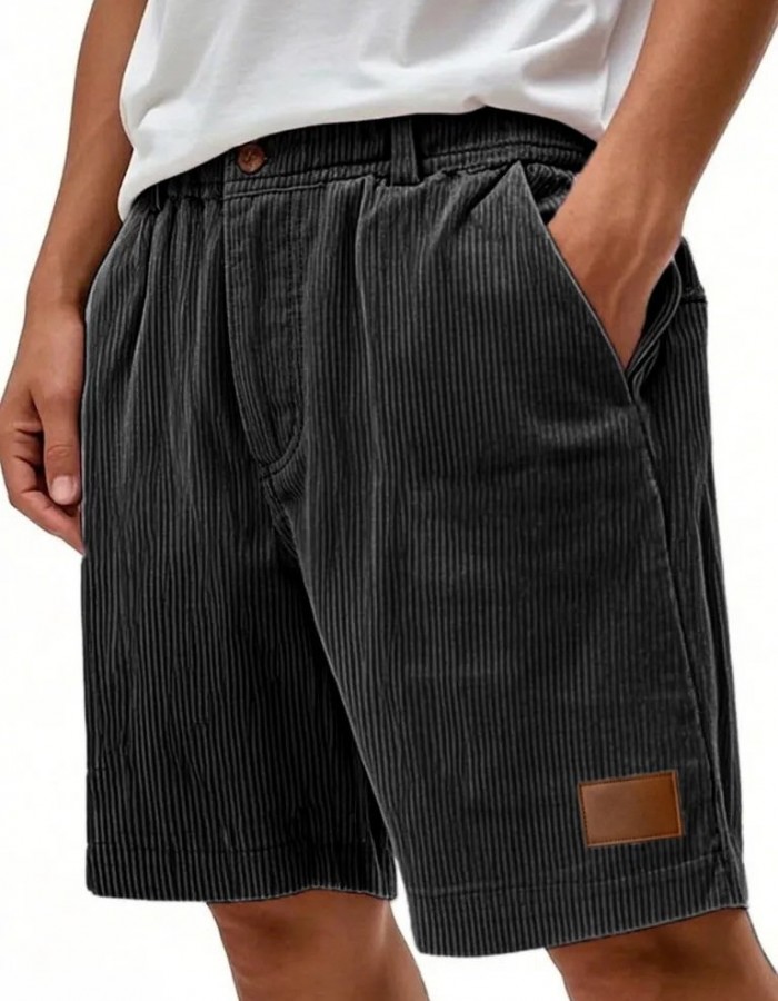 Men's Corduroy Casual Workwear Shorts