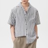 Men's Short-Sleeve American-Style Trendy Loose Shirt