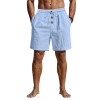 Men's Loose-Fit American-Style Linen Beach Casual Washed Button-Up