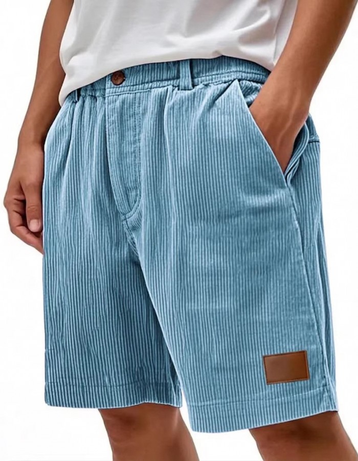 Men's Corduroy Casual Workwear Shorts
