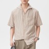 Men's Short-Sleeve American-Style Trendy Loose Shirt