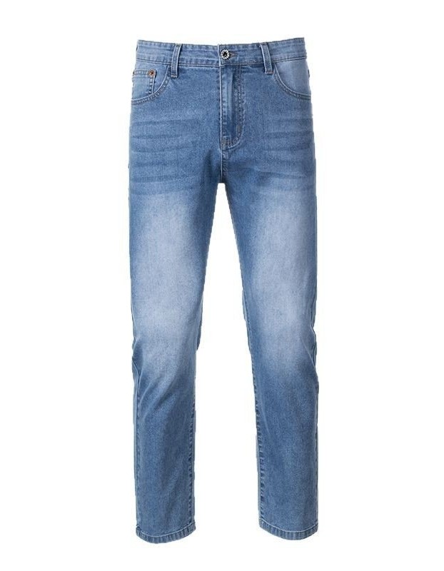 Washed Cleanfit Men's Light Blue Jeans