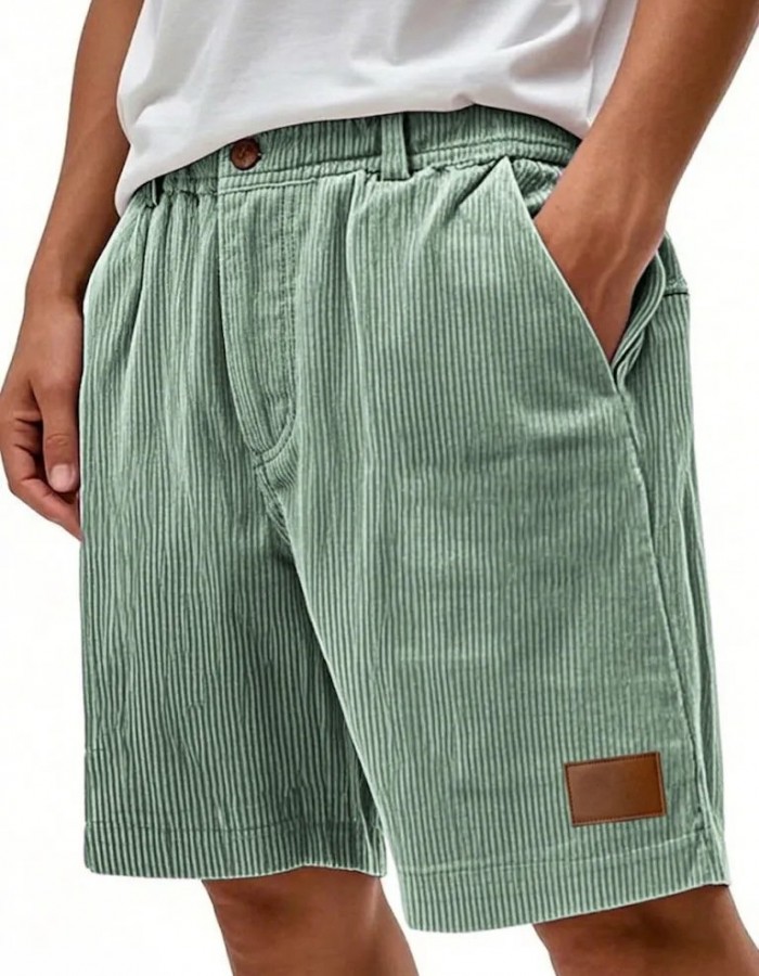 Men's Corduroy Casual Workwear Shorts