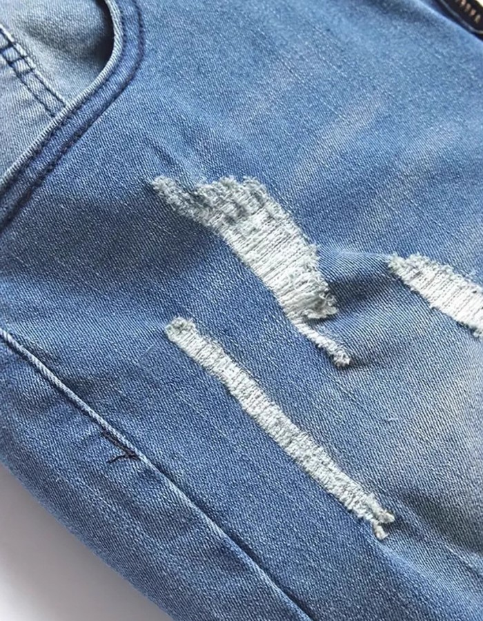 Men's Ripped Fashion Personality Street Trend Style Jeans