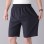 Solid Color Black Loose High Waist Comfort Breathable Middle-aged Breeches