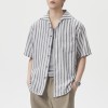 Men's Short-Sleeve American-Style Trendy Loose Shirt