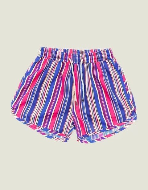 Men's Sports Casual Shorts Polyester Woven Quick-drying Full Printed Single Layer Beach Pants