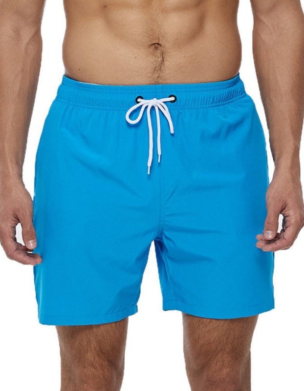 Summer Men's Solid-Colored Athletic Casual Cropped Shorts
