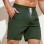 Summer Men's Solid-Colored Athletic Casual Cropped Shorts