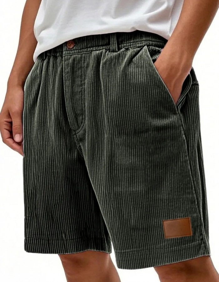 Men's Corduroy Casual Workwear Shorts