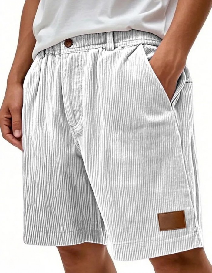 Men's Corduroy Casual Workwear Shorts