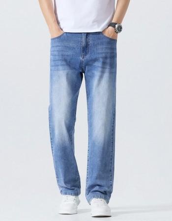 Washed Cleanfit Men's Light Blue Jeans