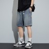Men's Denim Shorts Straight-Leg Casual Shorts