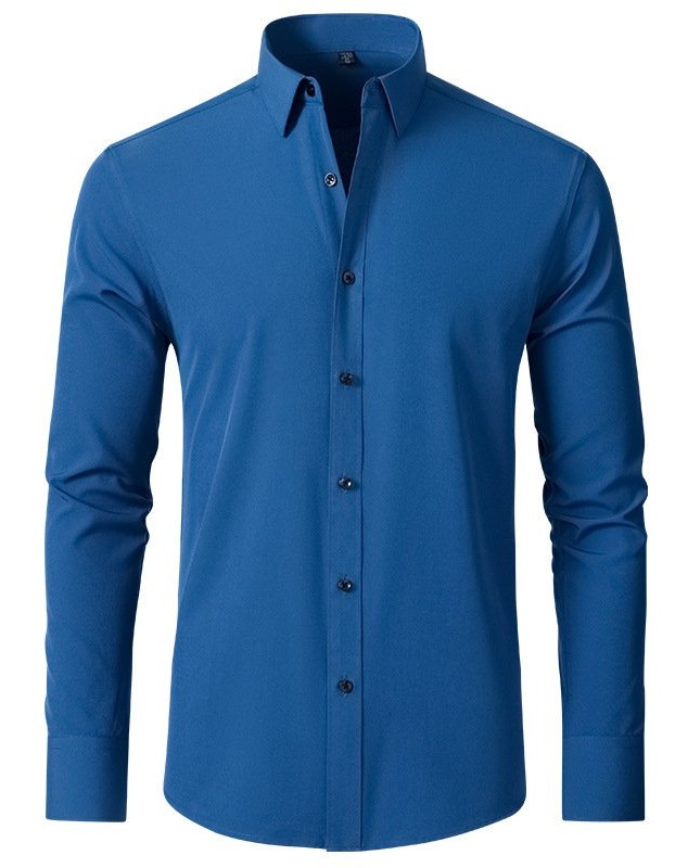 Four-way Stretch Wrinkle-resistant Lightweight Mens Non-iron Shirt